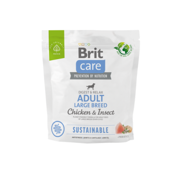 BRIT CARE ΣΚΥΛΟΥ SUSTAINABLE ADULT LARGE ΚΟΤΟΠΟΥΛΟ 1kg BRIT CARE ΣΚΥΛΟΥ SUSTAINABLE ADULT LARGE ΚΟΤΟΠΟΥΛΟ 1kg